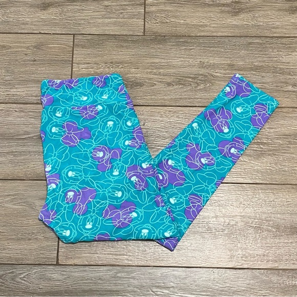 LuLaRoe TC Rare Disney Minnie Mouse Leggings - Picture 1 of 7